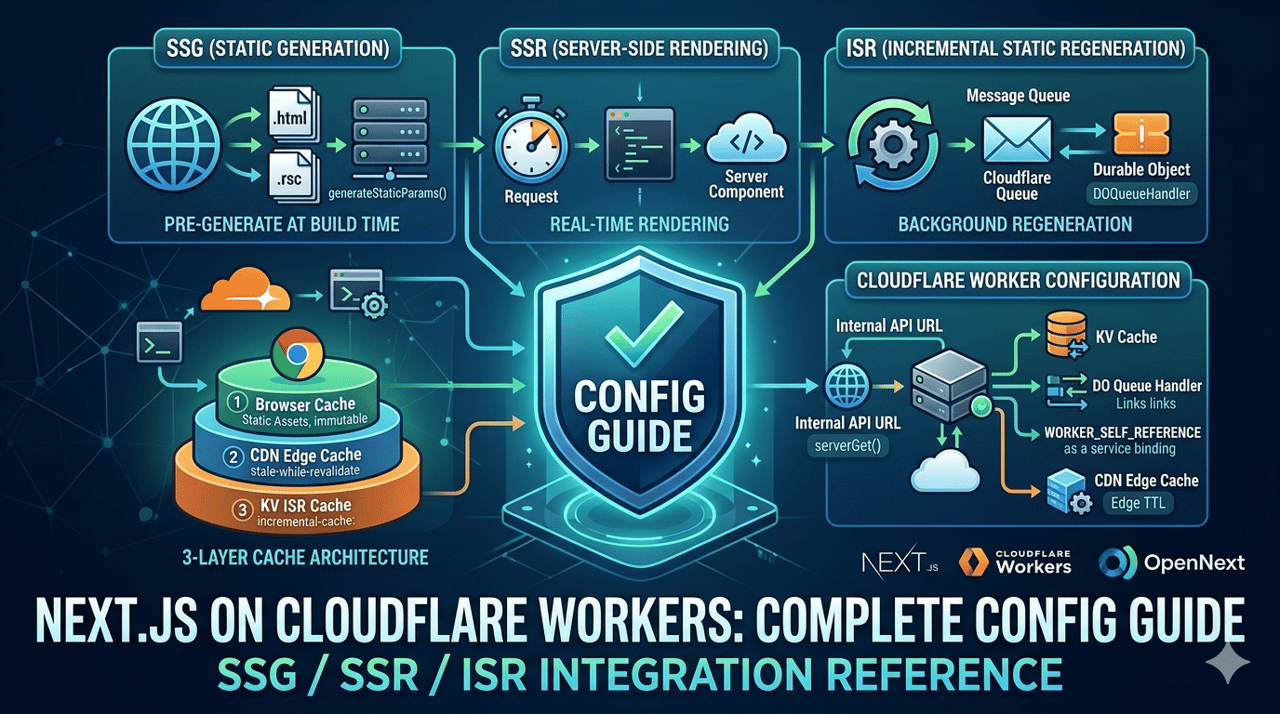 SSG / SSR / ISR 与 Cloudflare Worker 配置完全指南