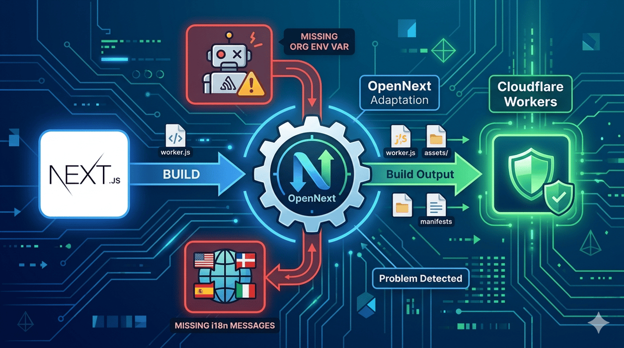 OpenNext Cloudflare 构建管道深度分析：从 Next.js 构建到 Worker 部署