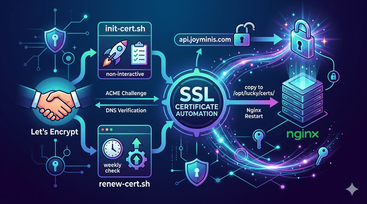SSL 证书全自动化——Let's Encrypt 首次申请与定时续期的 Shell 脚本实践