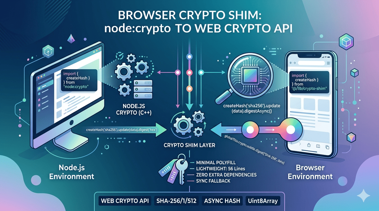 admin-next Browser Crypto Shim——使用 Web Crypto API 模拟 node:crypto