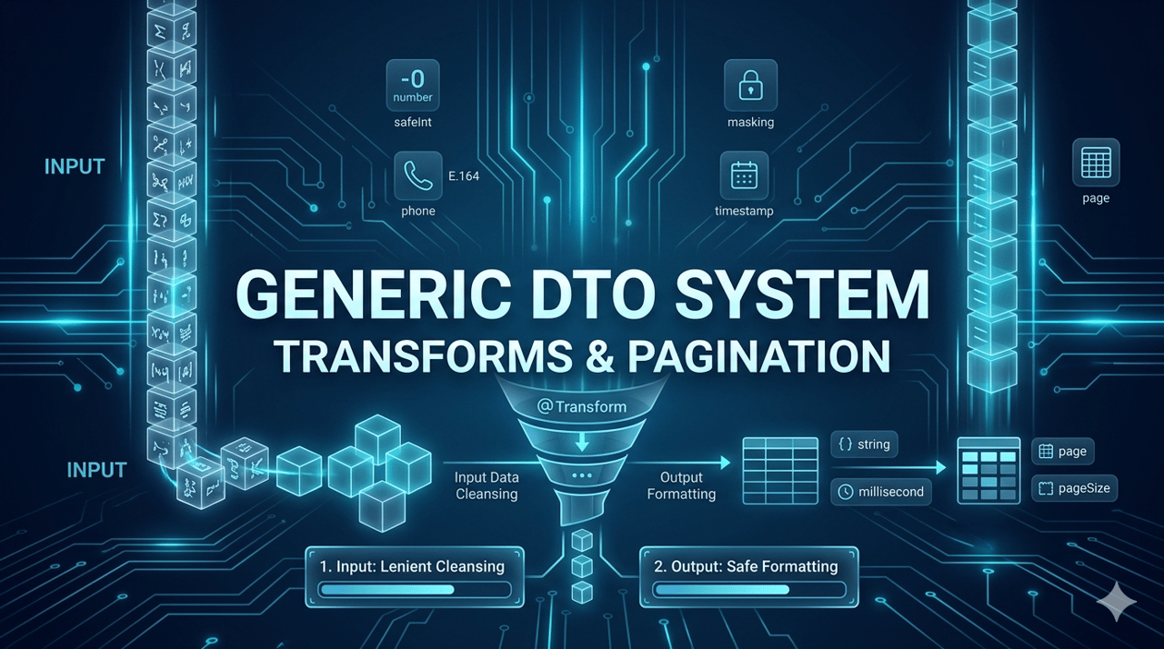 Allgemeines DTO-System: Transform Decorator Factory + Paginierungs-DTO